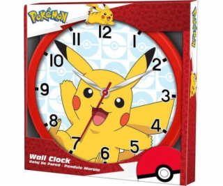 Kids Euroswan Nástěnné hodiny Pokémon Pikachu 25 cm