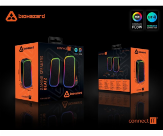 CONNECT IT BIOHAZARD, BT Reproduktory 2.0, 10W