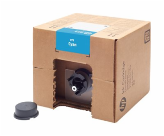 HP 873 - 3 L - azurová - originální - Latex - inkoustová ...