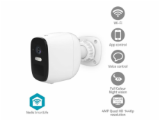Nedis WIFICBO32WT - SmartLife Venkovní Kamera | Wi-Fi | 4MP Quad HD 1440p | IP66 | Cloud / Micro SD | 5 V DC | Noční vid