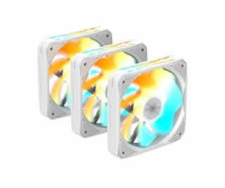 GIGABYTE ventilátor EZ CHAIN RVS FAN 3-PACK, 3x120mm, bílá