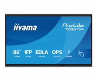 iiyama ProLite TE8615A-B1AG - 86  Trída úhloprícky (85.6 ...