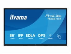 iiyama ProLite TE8615A-B1AG - 86  Trída úhloprícky (85.6  zobrazitelný) displej LCD s LED podsvícením - interaktivní digital signage - s dotykový displej (více dotyku) / 8-mikrofonový array / voliteln
