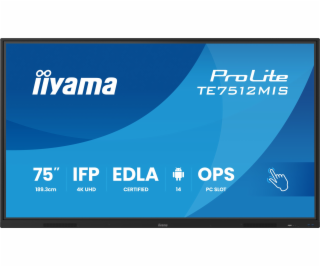 iiyama ProLite TE7512MIS-B4AG - 75  Trída úhloprícky (74....