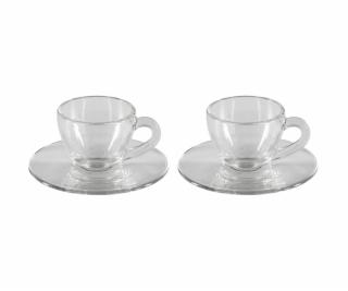Bialetti Moka-Cup Set Glass ISTITUZIONALE 2 Cups