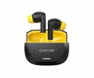 CANYON headset HEXAGON 7 TWS ANC+ENC Wireless Charge Blac...