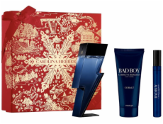 Carolina Herrera Bad Boy Cobalt Set Eau de Parfum Spray 100ml + Sprchový gel 100ml + Eau de Parfum Spray 10ml