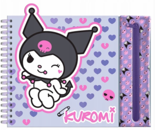 Kids Euroswan Kreativní sada Kuromi Hello Kitty s pastelkami