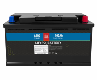 A2D2 baterie LiFePO4 12,8V 100Ah F15 SELF-HEAT Car Batter...