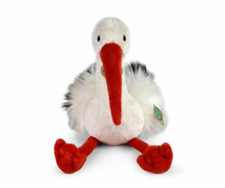 Rappa Plyšový pták čáp 39 cm ECO-FRIENDLY