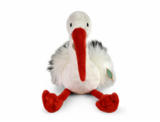 Rappa Plyšový pták čáp 39 cm ECO-FRIENDLY