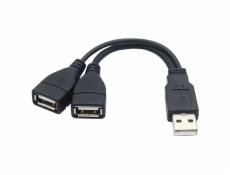 PREMIUMCORD Nabíjecí kabel USB 2.0, 15cm, černá