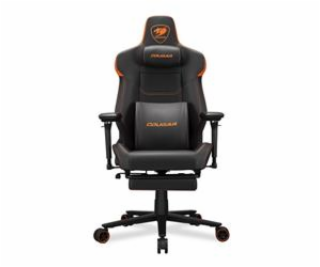 COUGAR herní židle ARMOR EVO M - černá/oranžová - s podno...
