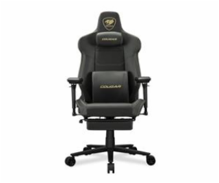 COUGAR herní židle ARMOR EVO M - černá/gold - s podnožkou