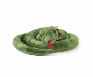 Rappa Plyšový had zelený 90 cm ECO-FRIENDLY