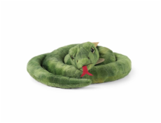 Rappa Plyšový had zelený 90 cm ECO-FRIENDLY