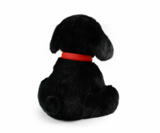 Rappa Plyšový pes labrador černý s vodítkem 28 cm ECO-FRI...