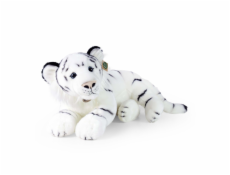 Rappa Plyšový tygr bílý 60 cm ECO-FRIENDLY