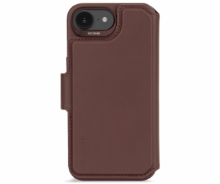 Decoded Leather Detachable Wallet iP 16e Chocolate Brown