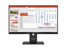 Lenovo LCD T27-40 27  IPS WLED/1920x1080/6ms/300nits/MC60 kamera/1xHDMI/DP/VGA/4xUSB/Pivot/Černá