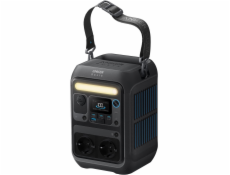 Anker SOLIX C300X - Tragbares kraftwerk - Wechselstrom 220-240 V - 300 Watt - Lithiummeisenphosphat - 288 Wh - Wi-Fi, Bluetooth - Ausgangsanschlusse: 7 - mit PS60 přenosný solární panel