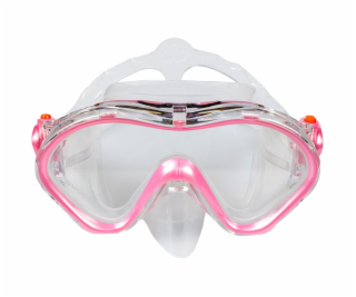 Šnorchlovací set 2 v 1, DĚTSKÝ, RŮŽOVÝ, obsahuje masku a ...