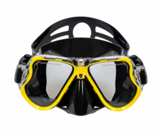 Šnorchlovací set 3 v 1, ŽLUTÝ, S/M, ploutve 36-41, maska,...