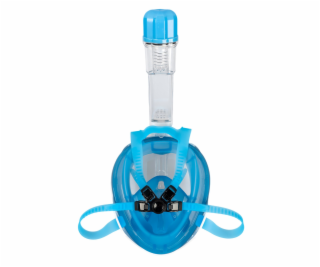 Šnorchlovací maska, modrá, celoobličejová, velikost S/M