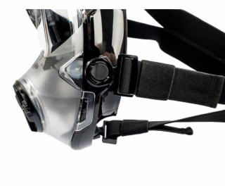 Šnorchlovací maska, černá, celoobličejová, velikost S/M