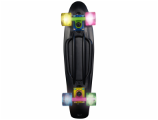 Muuwmi NoRules Skateboard ABEC 5 FUN NEON, se svítícími kolečky
