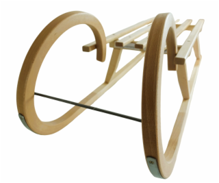 Sáně dřevěné 110cm Rohačky dřevěný sedák