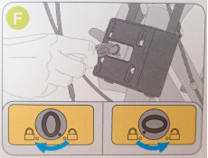 Dětská sedačka na kolo Bellelli Rabit s B-FIX upínáním stříbrná