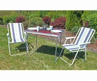 Skládací kempingový strolek 80 x 60 x 70 cm