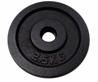 Litinový kotouč (závaží) na činky 2,5 kg - 30mm