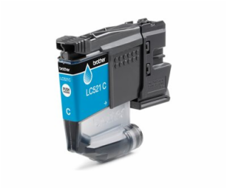 Brother LC521C - Azurová - originální - polštárový balíce...