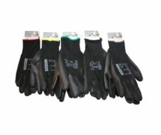 Rukavice pracovní BUCK, velikost 7, černé