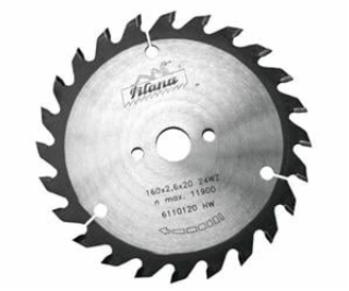 Kotouč pilový SK 91 WZ, O 160 x 2,6 x 20 mm, 24 zubů, ruč...