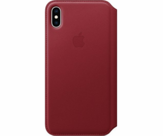 Apple Kožené pouzdro na iPhone XS Max (PRODUKT) ČERVENÉ