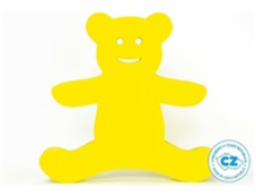 Marimex Deska plavecká Medvídek 340x290x38 mm - žlutá