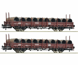 Roco Sada 2 ks klanicových vozů Ks s nákladem ÖBB - 6600120