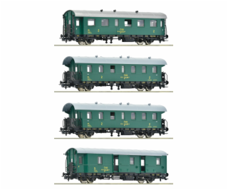 Roco Sada 4 ks osobních vagónů ČSD - 6200088