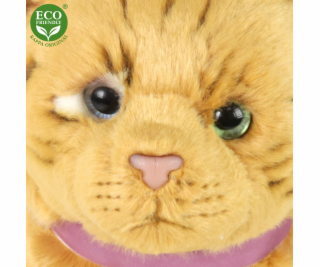 Rappa Plyšová kočka hnědá 25 cm ECO-FRIENDLY