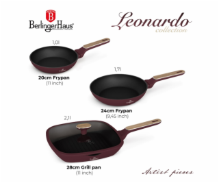 Sada pánví s titanovým povrchem 4 ks Leonardo Nordic Coll...