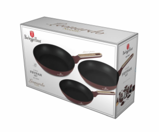 Sada pánví s titanovým povrchem 3 ks Leonardo Nordic Coll...