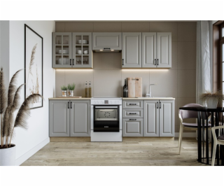 NENURODYTA_V KUCHYŇSKÁ SKŘÍŇKA ELIZABETH240 DUB/ŠEDÁ 2.4