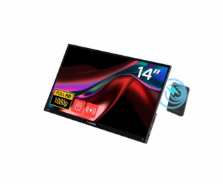 Verbatim Přenosný dotykový monitor 14  FHD LIGHT s powerb...