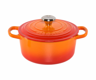 Le Creuset Signature Bräter rund 18 cm ofenrot
