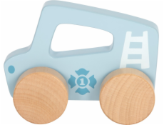 small foot Dřevěné auto na tlačení Modré