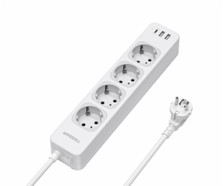 Napájecí lišta Tessan TS-307-C (bílá)