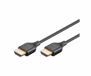 goobay Slim High-Speed-HDMI-Kabel mit Ethernet, 4K @ 60Hz
